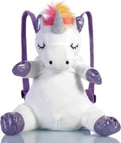 img 4 attached to 🦄 Adorable Unicorn Backpack for Girls - Meowtastic Toddler Backpack for Kids