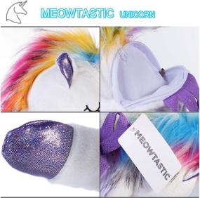 img 1 attached to 🦄 Adorable Unicorn Backpack for Girls - Meowtastic Toddler Backpack for Kids