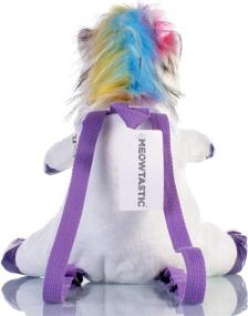 img 2 attached to 🦄 Adorable Unicorn Backpack for Girls - Meowtastic Toddler Backpack for Kids