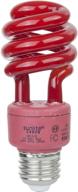 🔴 sunlite 41415-su red cfl spiral colored bulb, 13w (40w equivalent), medium e26 base, 8,000 hour life span, ul listed, 1 count логотип