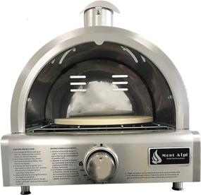 img 2 attached to 🍕 Mont Alpi MAPZ-SS Large Table Top Gas Pizza Oven: High-quality Stainless Steel for Perfect Pizzas