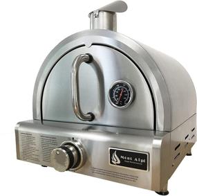 img 3 attached to 🍕 Mont Alpi MAPZ-SS Large Table Top Gas Pizza Oven: High-quality Stainless Steel for Perfect Pizzas