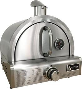 img 1 attached to 🍕 Mont Alpi MAPZ-SS Large Table Top Gas Pizza Oven: High-quality Stainless Steel for Perfect Pizzas