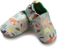 👶 comfortable lafegen non slip baby walking shoes: soft sole infant toddler slipper moccasins for newborns and first walkers logo