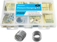 🖼️ 226pcs picture hanging kit – heavy duty picture hangers, frame mounting hardware with hooks, wire, nails, d ring, sawtooth, and screw eyes for wall hanging logo