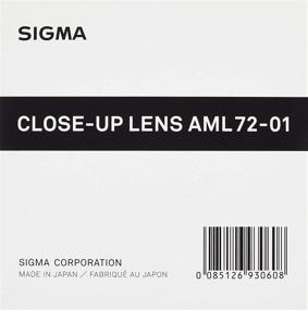 img 2 attached to 📷 Улучшите свою макрофотографию с ближневидным объективом Sigma AML72-01 (черный)
