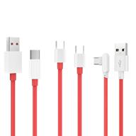 кабель для зарядки warp charge type-c: замена зарядного устройства для oneplus nord n10 n100 9r 9 pro 8t 8t+ 8 7t 7 pro 5g - кабель dash charge fast usb c (3 шт) 30w 65w + кабель под углом 90 градусов логотип