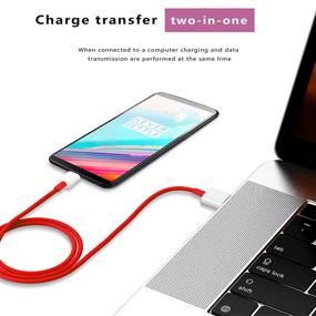 img 2 attached to Кабель для зарядки Warp Charge Type-C: Замена зарядного устройства для Oneplus Nord N10 N100 9R 9 Pro 8T 8T+ 8 7T 7 Pro 5G - Кабель Dash Charge Fast USB C (3 шт) 30W 65W + кабель под углом 90 градусов