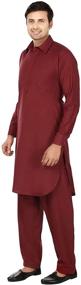 img 3 attached to 👕 Kurta Pajama India Men's Clothing by Maple Clothing