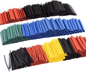 img 1 attached to 🔥 Nilight - 50005R Heat Shrink 2:1 Electric Insulation Tube Kit: Flame Retardant Wrap Cable Sleeve, 560pcs, 5 Colors, 12 Sizes, with Storage Box, 2 Years Warranty