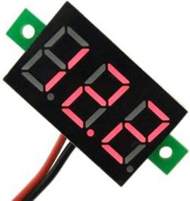 img 1 attached to Mini 3 Digital LED Voltmeter: Accurate DC 2.5-30V Red Volt Voltage Meter for Measuring Power