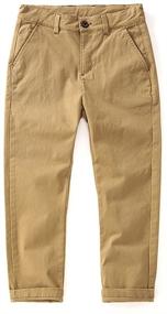 img 4 attached to 👖 KID1234 Uniform Trousers: Adjustable Boys' Clothing for Pants - Ideal for School and Special Occasions