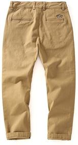 img 3 attached to 👖 KID1234 Uniform Trousers: Adjustable Boys' Clothing for Pants - Ideal for School and Special Occasions