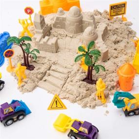 img 1 attached to 🏗️ Bikilins Toy Sandbox Construction Set: Building fun for Toddlers