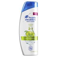 green apple anti-dandruff 2 in 1 shampoo and conditioner by head and shoulders, 13.5 fl oz, pack of 2 logo