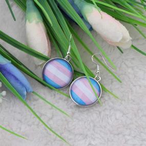 img 1 attached to 🌈 CHOORO LGBT Rainbow Pride Earring Set - LGBTQ+ Jewelry for Bisexual, Transgender, and Gay Pride Gift