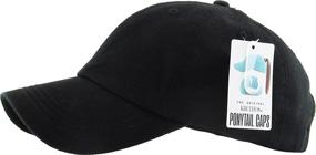 img 1 attached to Unisex-Adult Women's Baseball Cap by KBETHOS: Trendy and Stylish Headwear for All