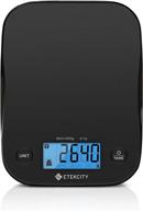 etekcity food kitchen scale - digital weight in grams and ounces for cooking, baking, meal prep, and diet - medium size - black logo