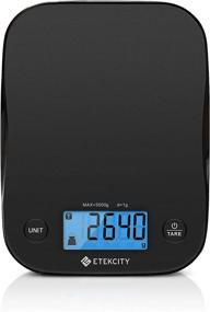 img 4 attached to Etekcity Food Kitchen Scale - Digital Weight in Grams and Ounces for Cooking, Baking, Meal Prep, and Diet - Medium Size - Black