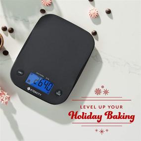 img 3 attached to Etekcity Food Kitchen Scale - Digital Weight in Grams and Ounces for Cooking, Baking, Meal Prep, and Diet - Medium Size - Black