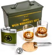 🥃 sinamees ammo can whiskey glass set – the ultimate gift for whiskey lovers! logo