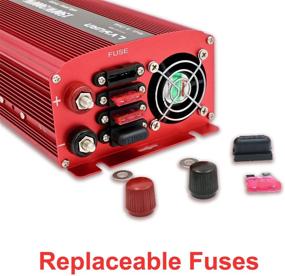 img 2 attached to 🔌 Cantonape 1500W/3000W DC 12V to 110V AC Power Inverter: Dual Outlets, USB Adapter, Replaceable Fuses - Ideal for Car, Home, Truck, Outdoor Use