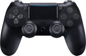 img 4 attached to 🎮 PS4 Bluetooth Wireless Gamepad Controller Compatible with PS4/PS4 Slim/PS4 Pro, Double Shock/6 Axis, Black