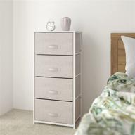 white and gray 4-drawer storage units by flash furniture логотип