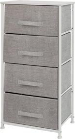 img 3 attached to White and Gray 4-Drawer Storage Units by Flash Furniture