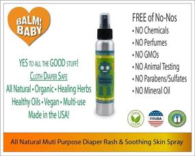 img 3 attached to 👶 BALM! Baby - All Natural Diaper Rash Spray, Eczema Relief, Bug Bite Soother & More