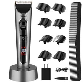 img 4 attached to 🏻 DIOZO Hair Clippers for Men - Cord/Cordless Rechargeable Hair Trimmer with 2 Speeds and 8 Guide Combs