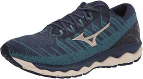 img 4 attached to Mizuno Men's WAVEKNIT Indigo Running Shoes - Enhanced SEO