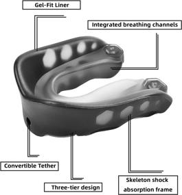 img 3 attached to Mouthguard Football Lacrosse Basketball Mouthpiece Sports & Fitness