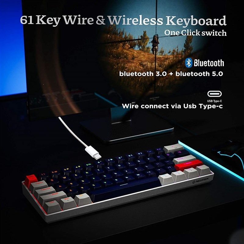 1 Week Review of the Newmen GM610 Wireless Gaming Keyboard 