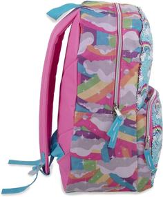 img 1 attached to Madison Reversible Backpacks Adjustable Rainbows