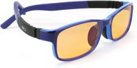 dr. s kids blue light blocking computer glasses: 99% blue filter, uv protection, anti-glare sunglasses logo