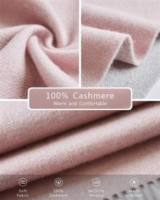 img 1 attached to EURKEA Cashmere Reversible Colors Scarf Women's Accessories - Perfect for Scarves & Wraps, Enhancing SEO