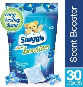 img 2 attached to 🌸 Snuggle Concentrated Scent Pacs, Blue Iris Bliss Laundry Scent Boosters, 30 Count - Pouch