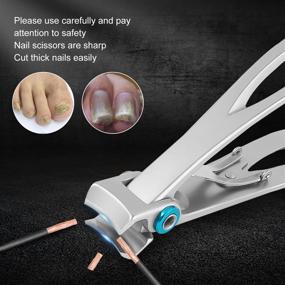 img 2 attached to 💅 SZCSHOOL Toenail Clippers: Laborsaving Long Handle Nail Clippers for Thick Nails – Perfect for Seniors and Adult Thick Toenails