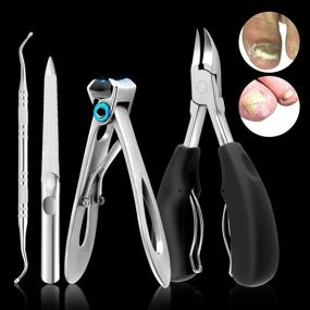 img 4 attached to 💅 SZCSHOOL Toenail Clippers: Laborsaving Long Handle Nail Clippers for Thick Nails – Perfect for Seniors and Adult Thick Toenails