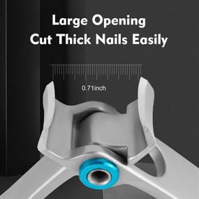 img 3 attached to 💅 SZCSHOOL Toenail Clippers: Laborsaving Long Handle Nail Clippers for Thick Nails – Perfect for Seniors and Adult Thick Toenails