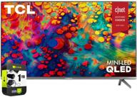📺 tcl 55r635 55 inch 6-series 4k qled dolby vision hdr roku smart tv bundle: a comprehensive review with 1 year extended protection plan logo