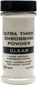 img 4 attached to 🔍 Ranger Clear Ultra Thick Embossing Powder - 6 oz | Premium Crafting Powder
