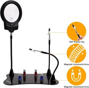 img 2 attached to 🔧 Enhanced KingTool Soldering Kit with Daylight Magnifying for Precision Work