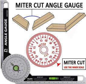 img 2 attached to Carpenters & Plumbers Protractor for Building Accuracy