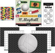 scrapbook customs volleyball themed stickers logo