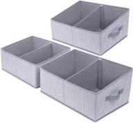 📦 organize your closet with dimj closet baskets – 3 pack trapezoid storage bins for clothes, baby items, toys, and more! logo