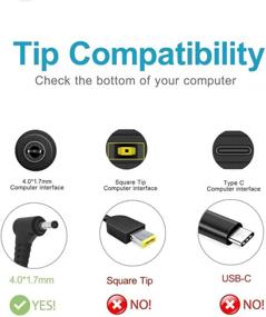 img 3 attached to 🔌 Dexpt 65W 45W AC Charger for Lenovo IdeaPad L340 L340-15 L340-17 L340-15API L340-15IWL Touch L340-17API L340-17IWL C340 C340-14 C340-15 Laptop Power Supply Adapter UL Listed