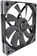 🌬️ scythe kaze flex 120mm slim fan: ultra-quiet pwm fan for case and cpu cooling (single pack) logo