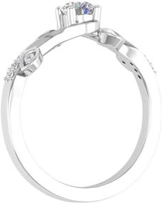 img 3 attached to Carat Diamond Engagement Rings White